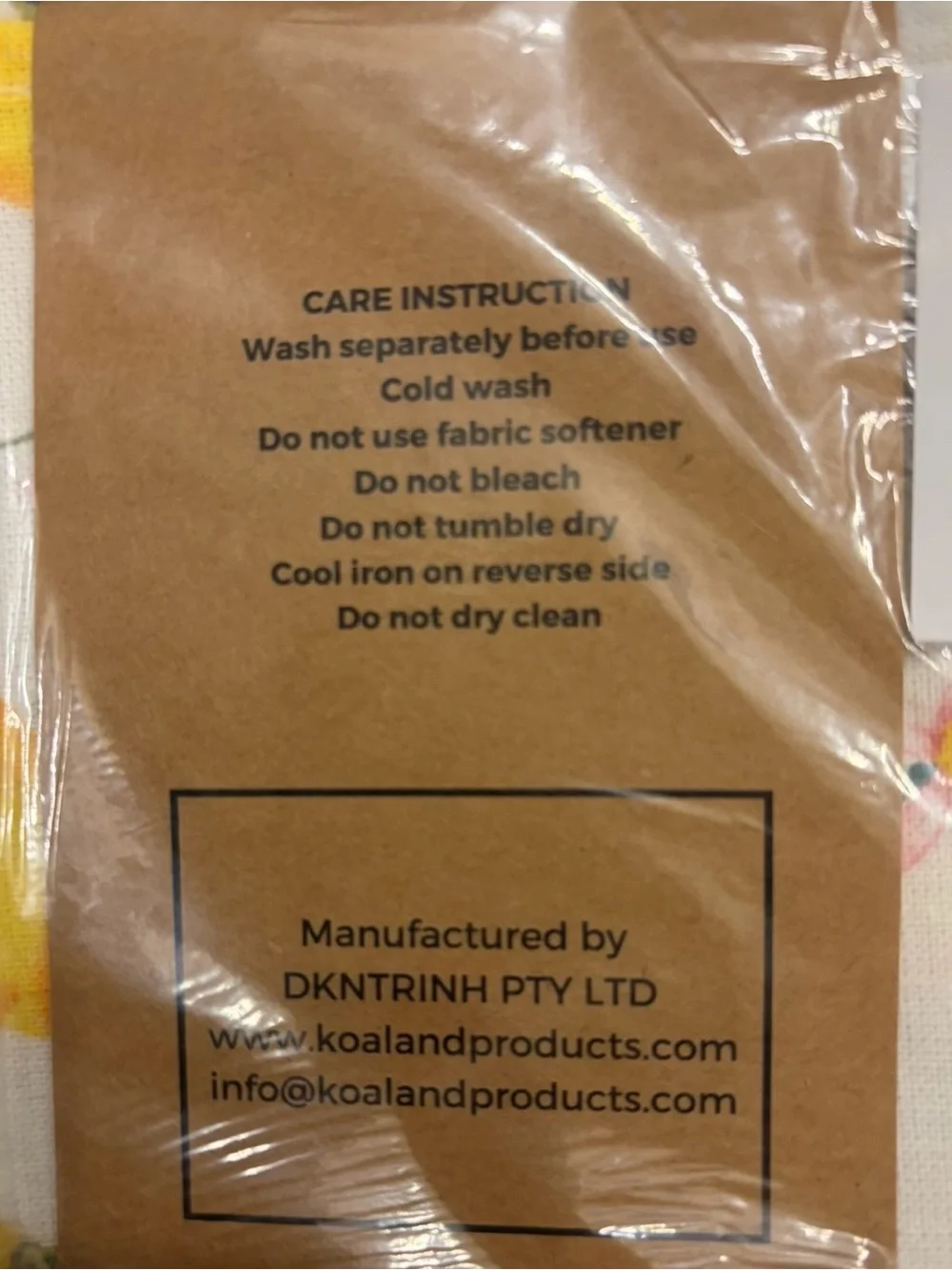 KOALAND Set of 3 Kitchen Lemon Design Towels NWT